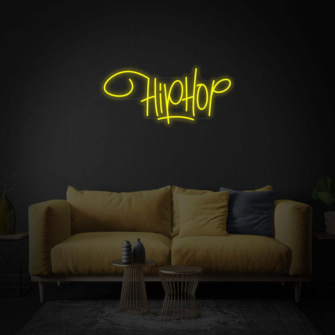 "Hip Hop Rap Music" Neon Sign