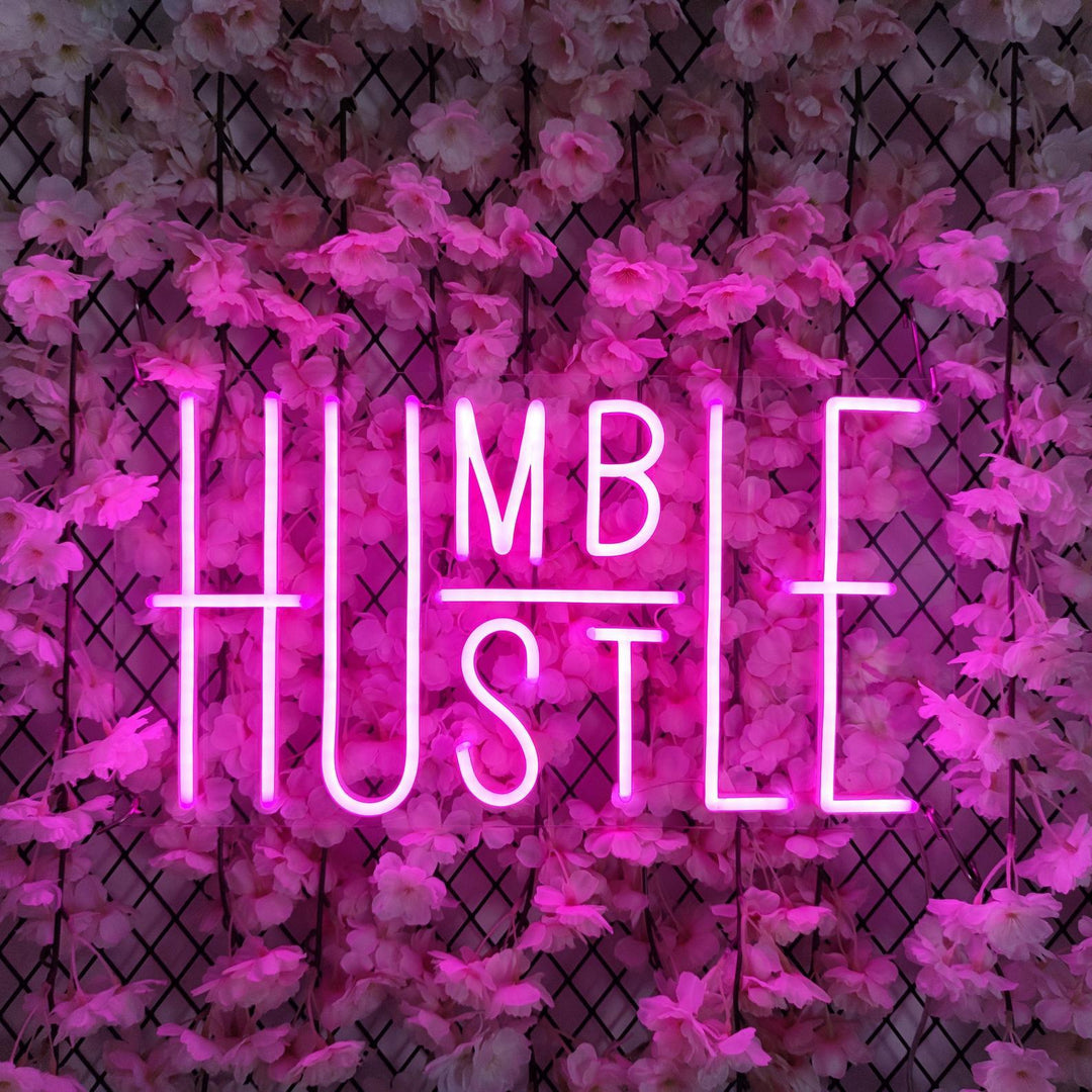 "Humble Hustle" Neon Sign