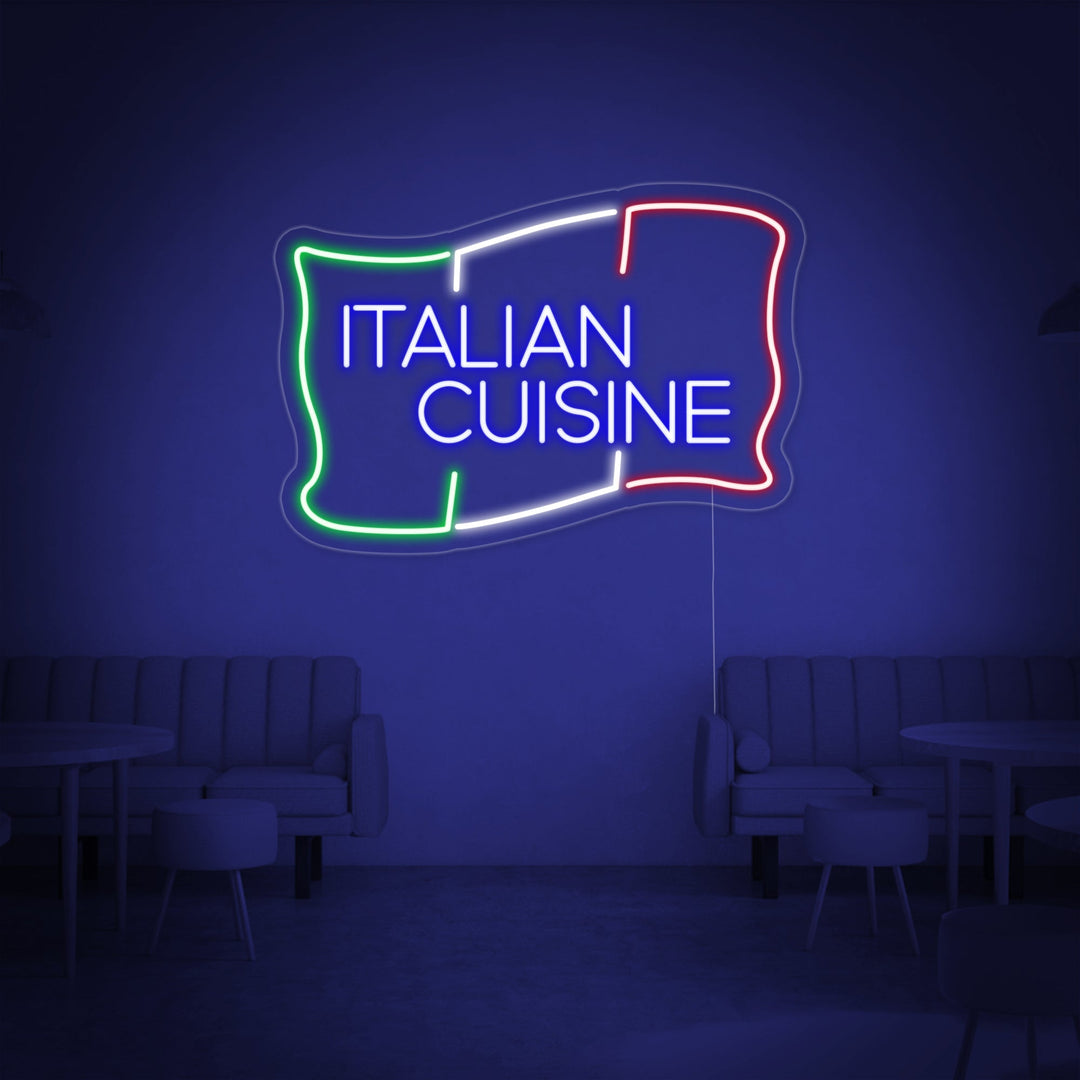 "ITALIAN CUISINE" Neon Sign