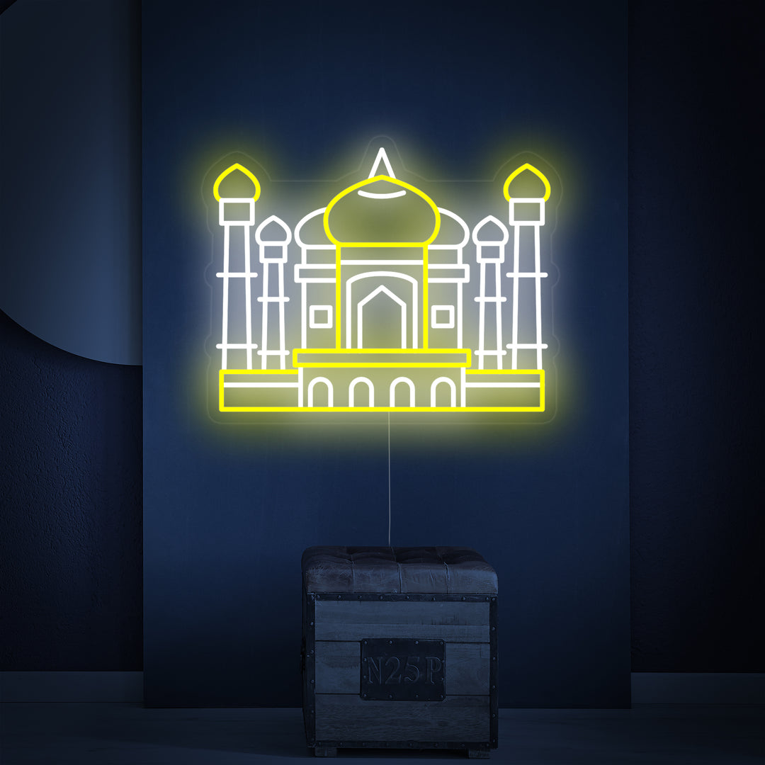 India Taj Mahal Neon Sign