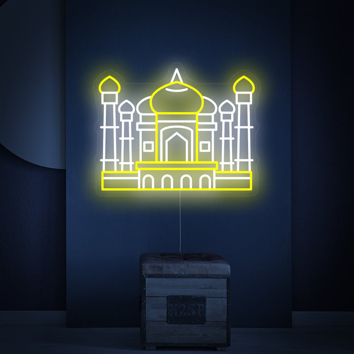 "India Taj Mahal" Neon Sign