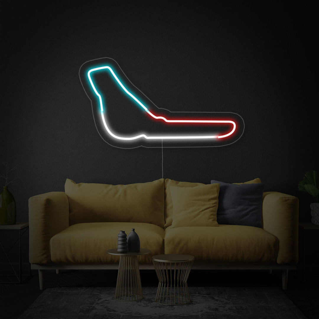 "Italy Monza F1 Track" Neon Sign