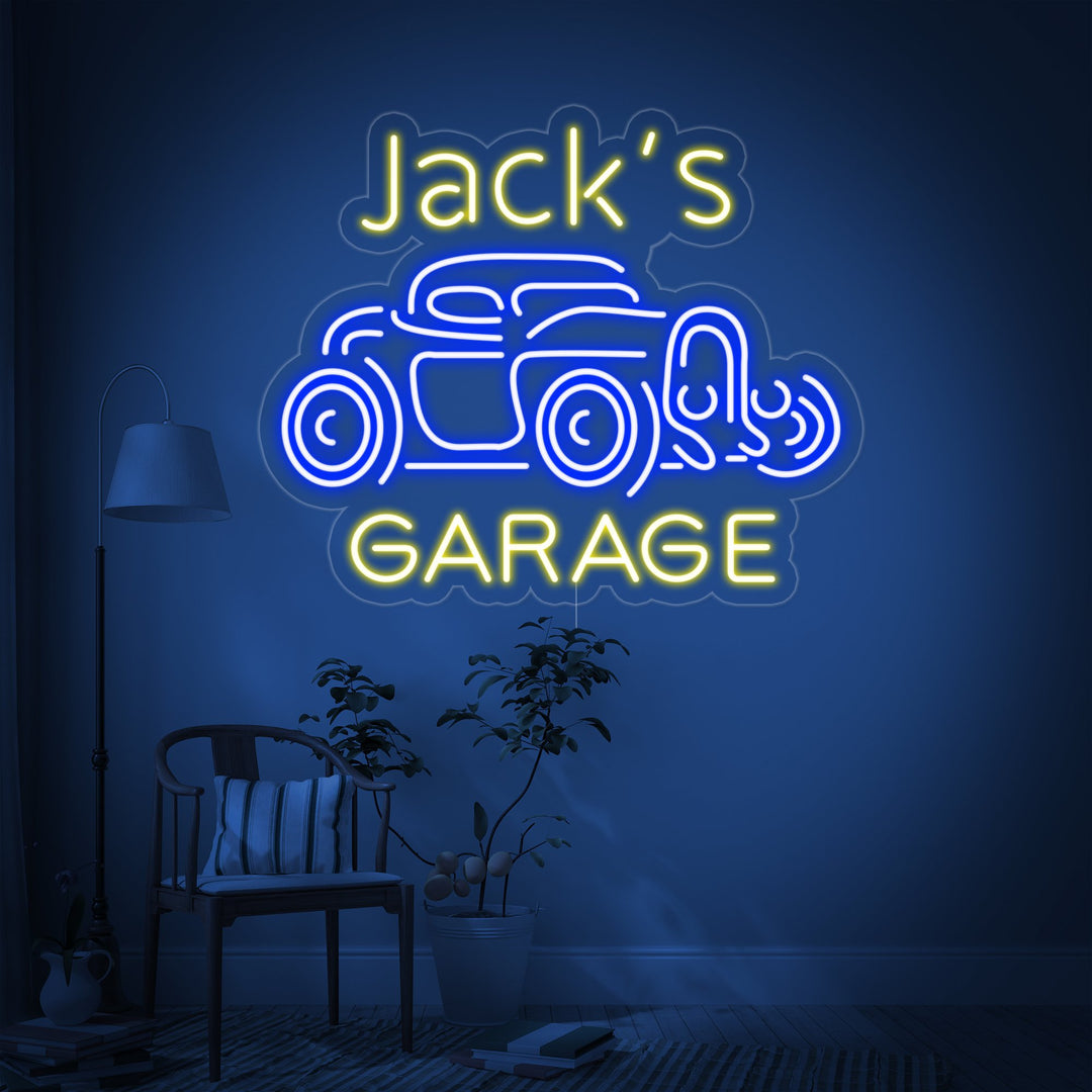 "Jack Garage" Neon Sign