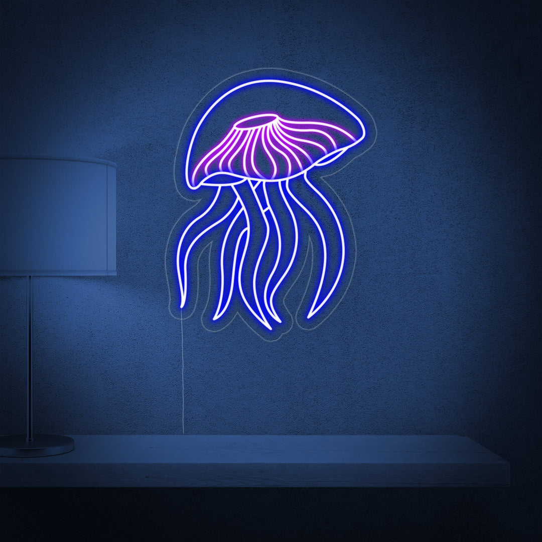 "Jellyfish" Neon Sign