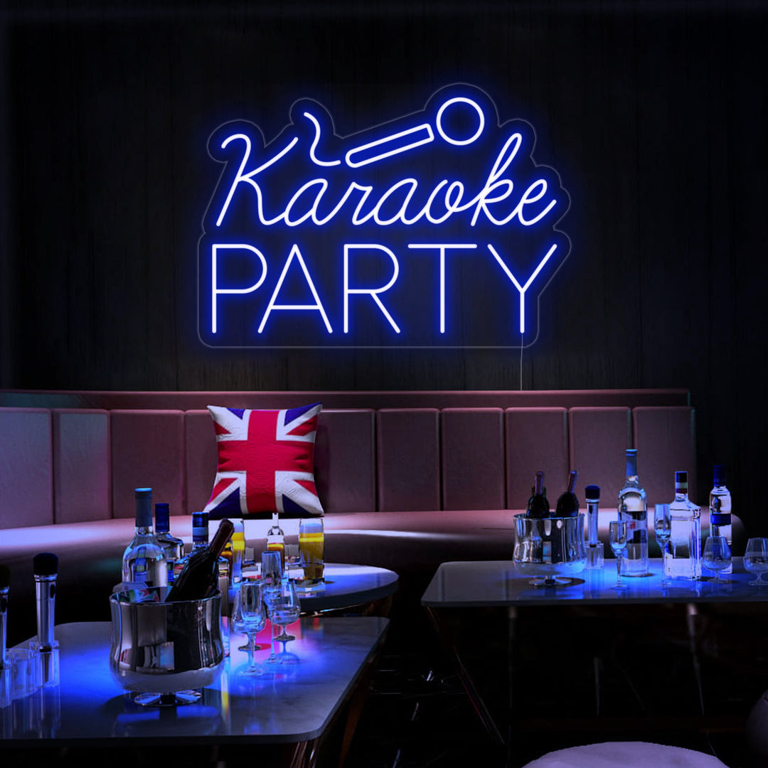 "Karaoke Party" Neon Sign