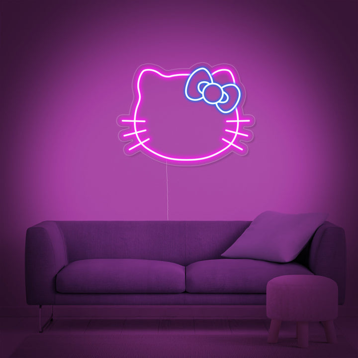 Cute Kitty Cat Neon Sign