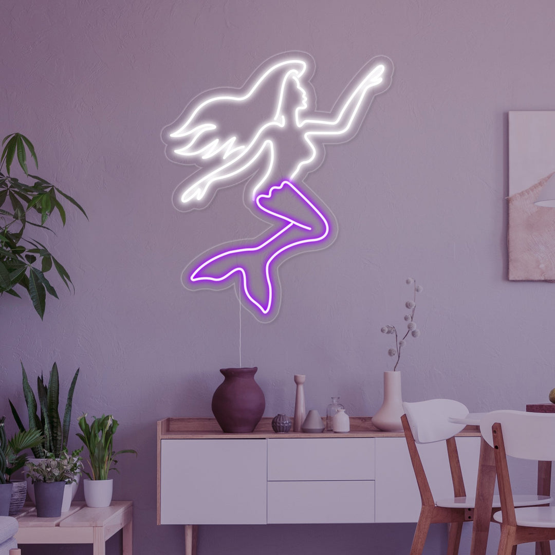 "Mermaid Sexy Girl" Neon Sign