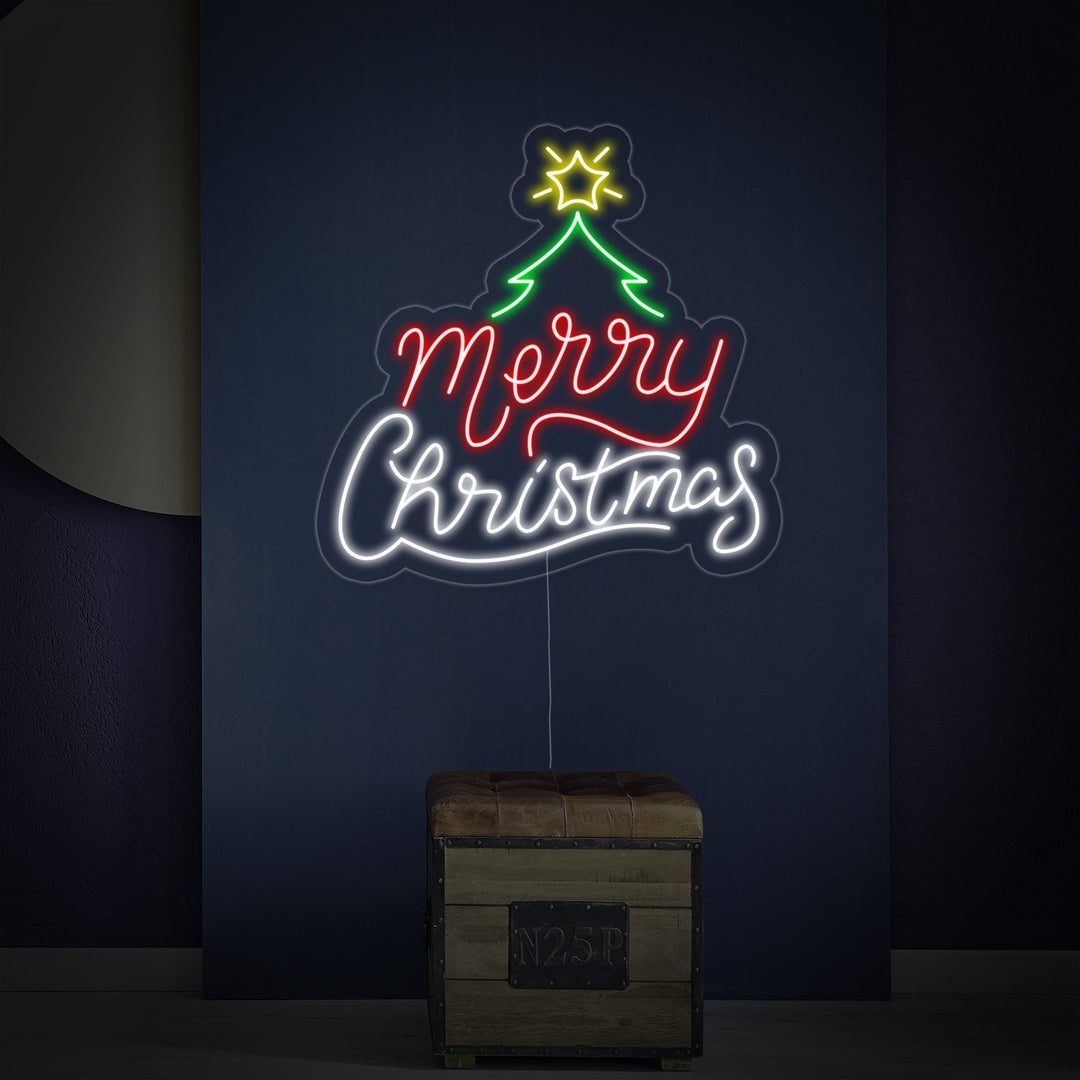 "Merry Christmas" Neon Sign