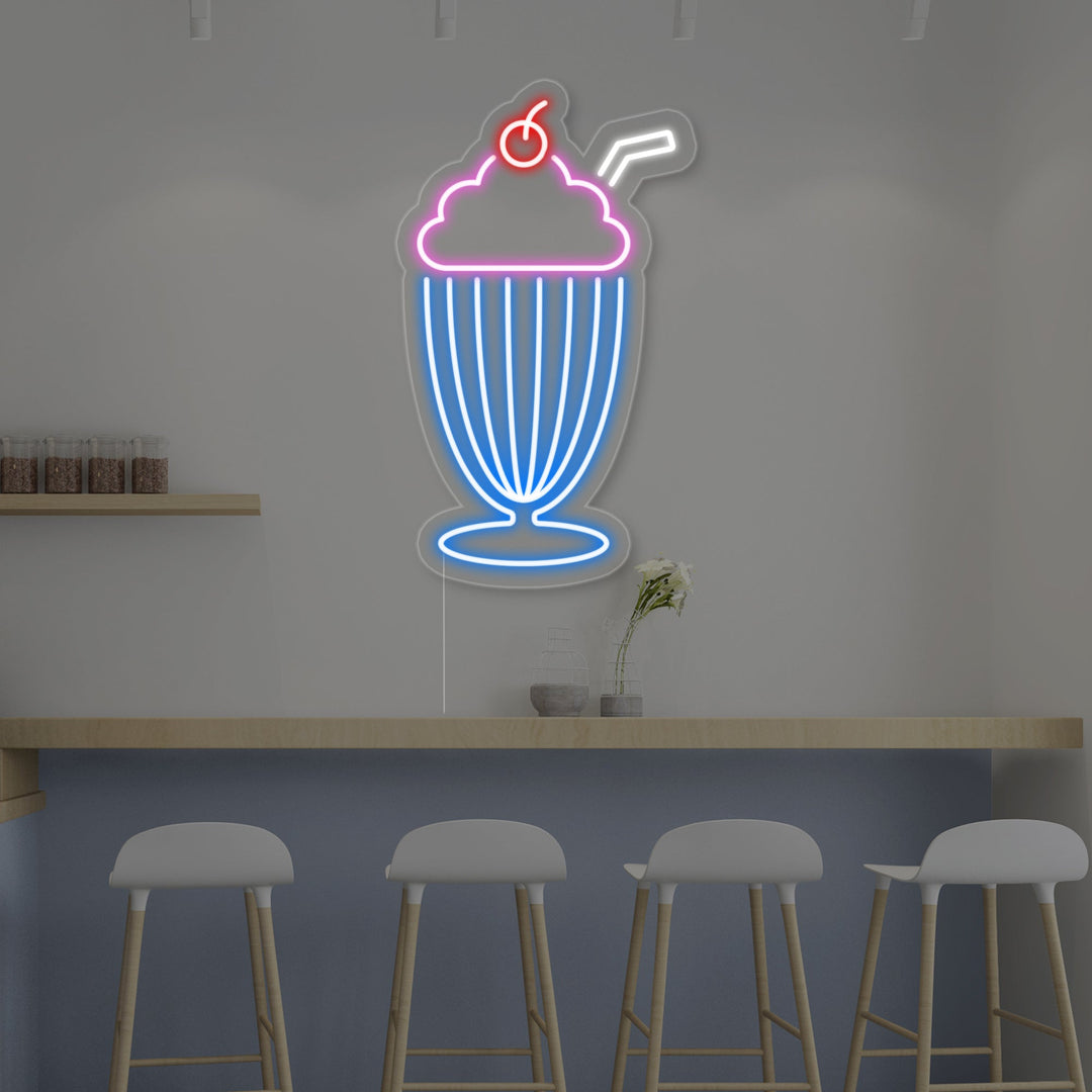 "Milkshake" Neon Sign