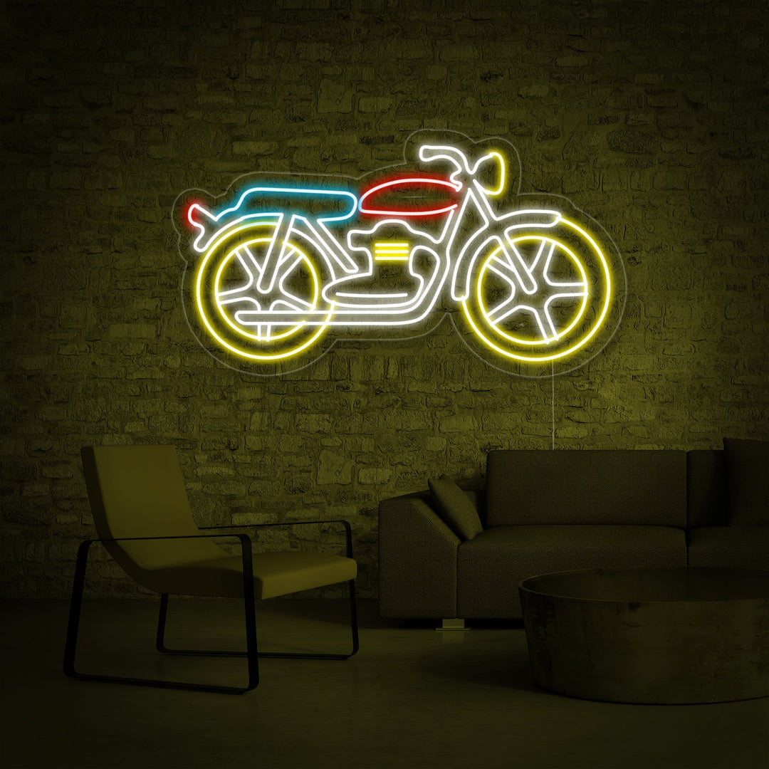 "Motorcycle" Neon Sign