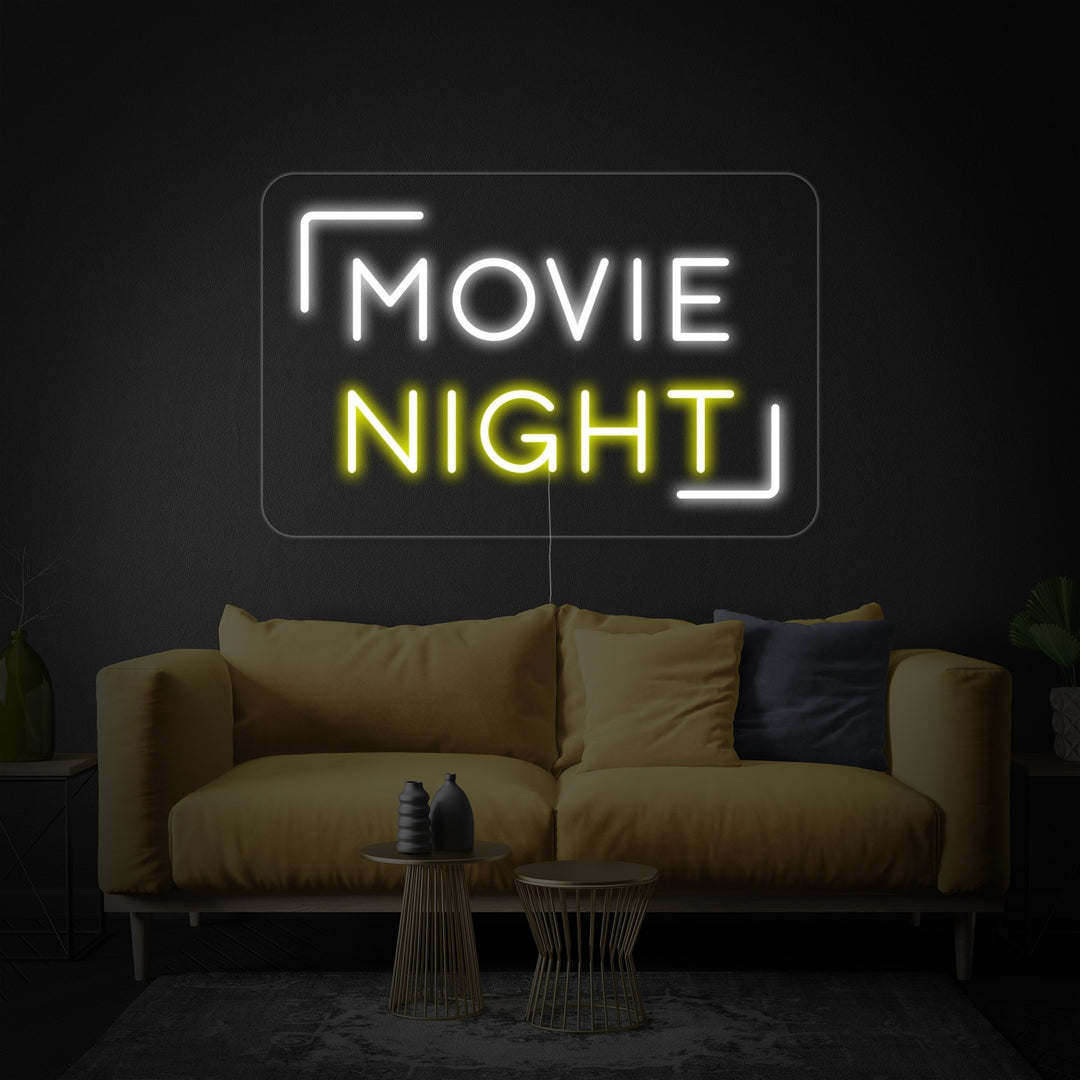 "Movie Night" Neon Sign
