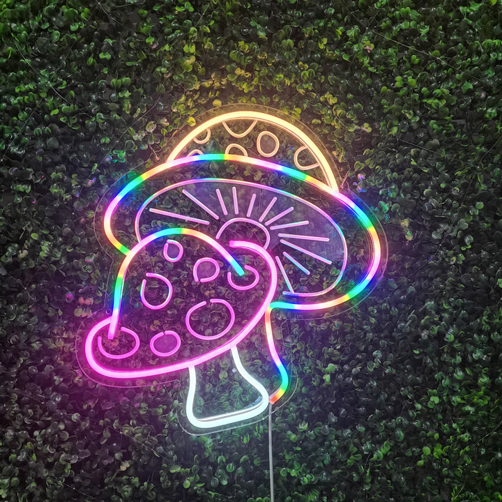 "Mushroom" USB Mini LED Neon Sign
