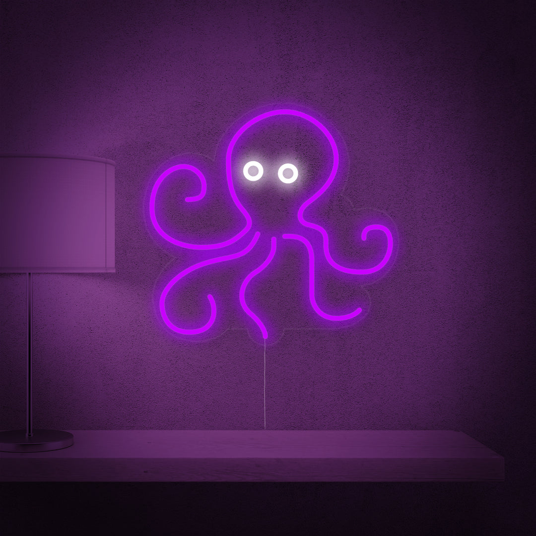 "Octopus Sea Animal" Neon Sign