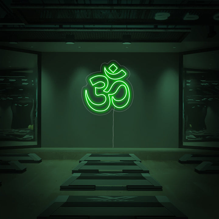 "Om Yoga, Yoga Decor, Yoga Wall Art" Neon Sign