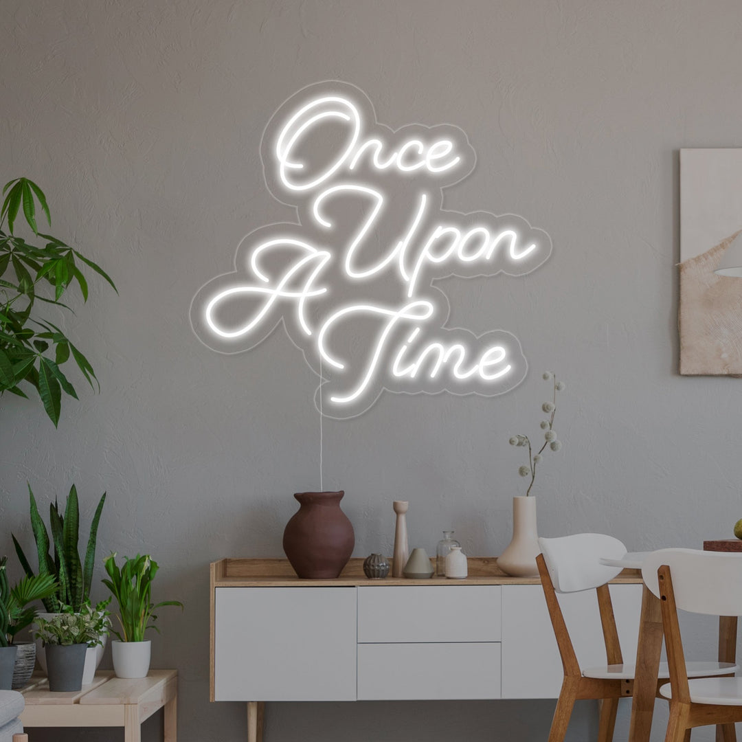 "Once Upon A Time" Neon Sign