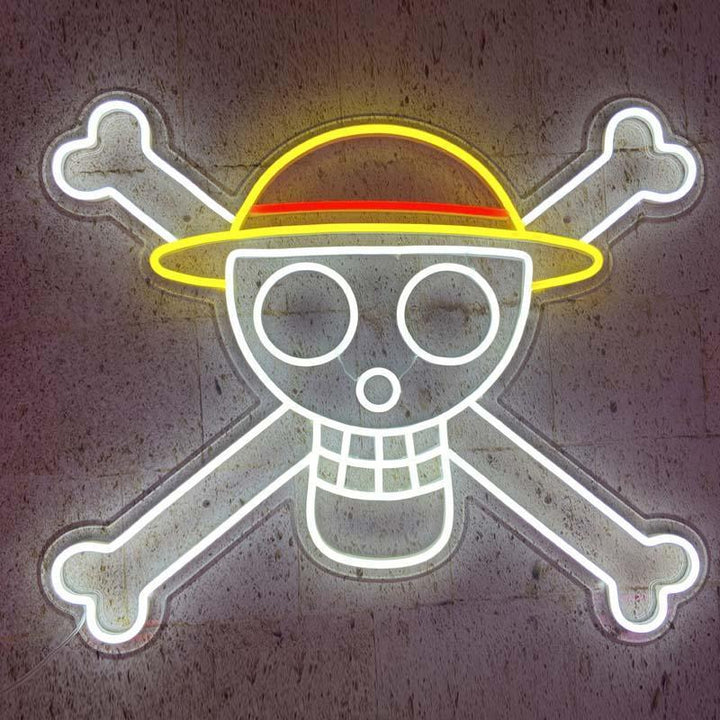 Pirate Anime Symbol Neon Sign
