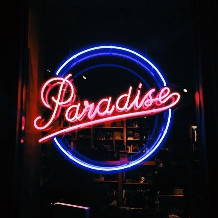 Paradise Bar Neon Sign