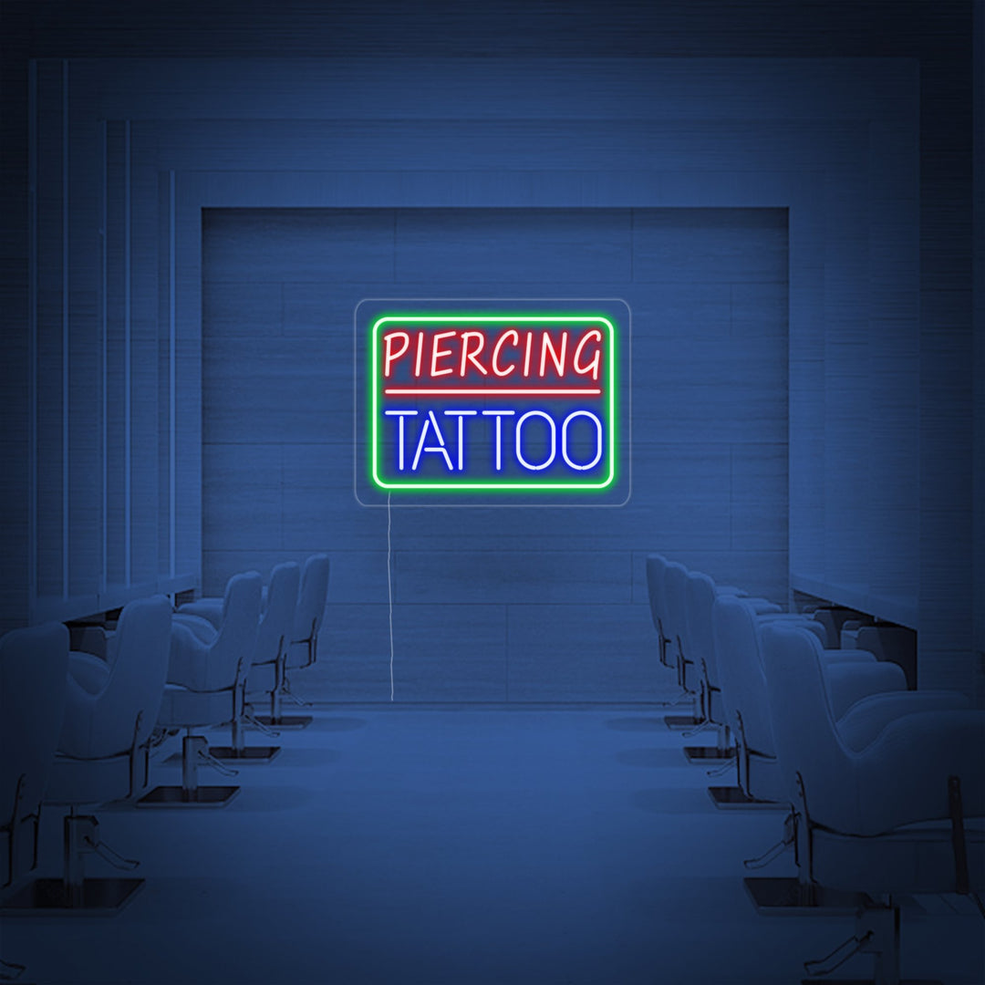 Piercing Tattoo Neon Sign