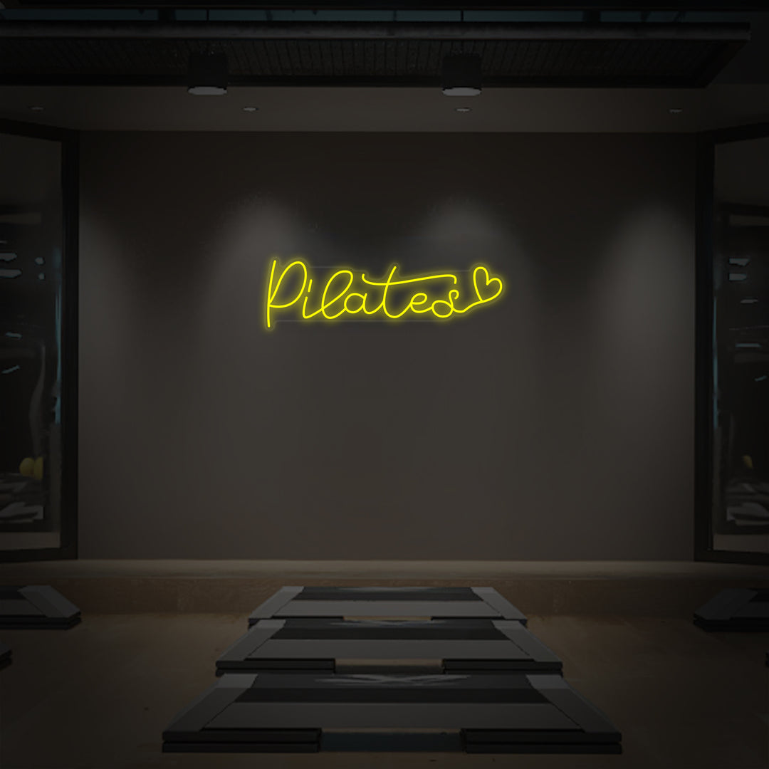 "Pilates Heart" Neon Sign