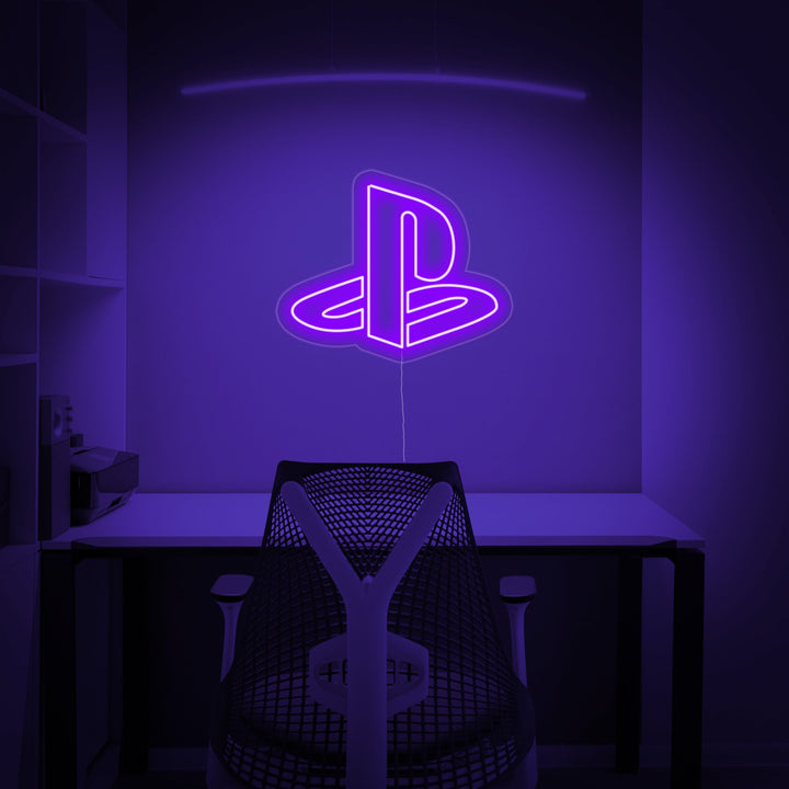 Gaming Console Symbol Neon Sign