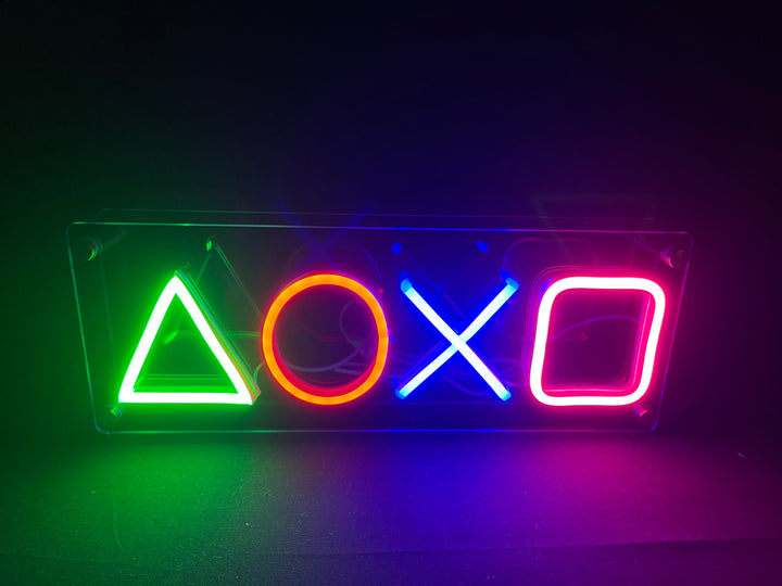 Play Gaming Station Desk LED Neon Sign