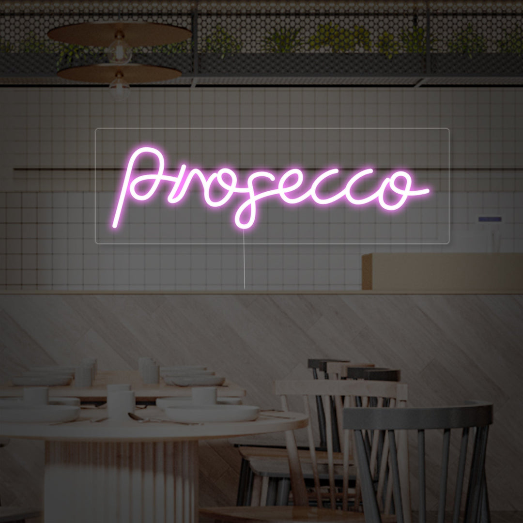 "Prosecco Beer Bar" Neon Sign