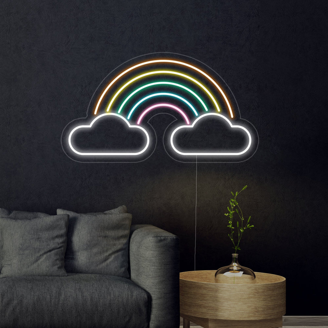 "Rainbow clouds" Neon Sign