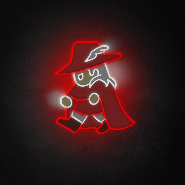 "Red Mage Sign" Neon Like Sign
