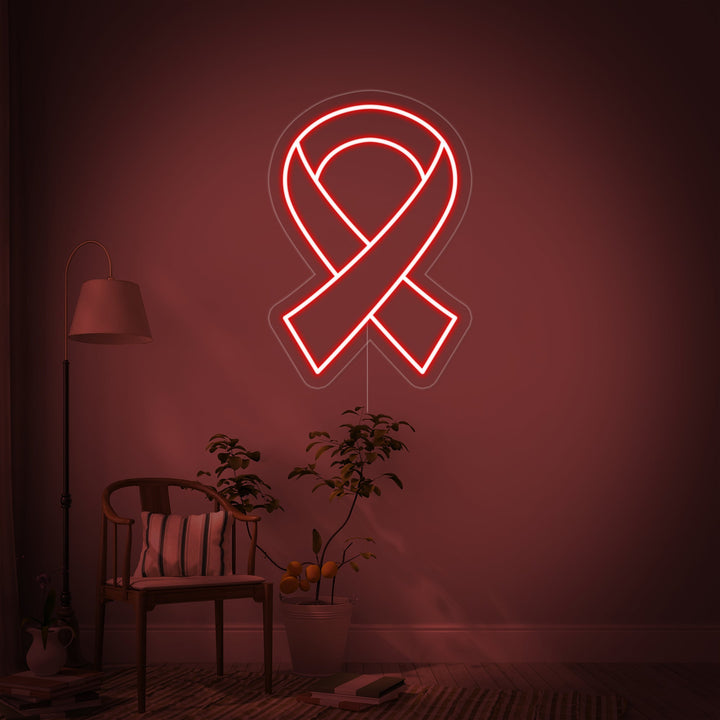 "Ribbon" Neon Sign