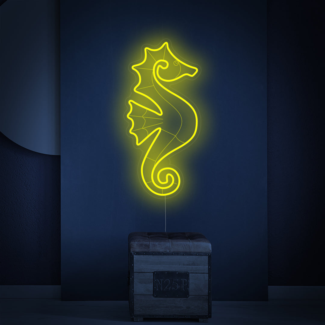 "Seahorse" Neon Sign
