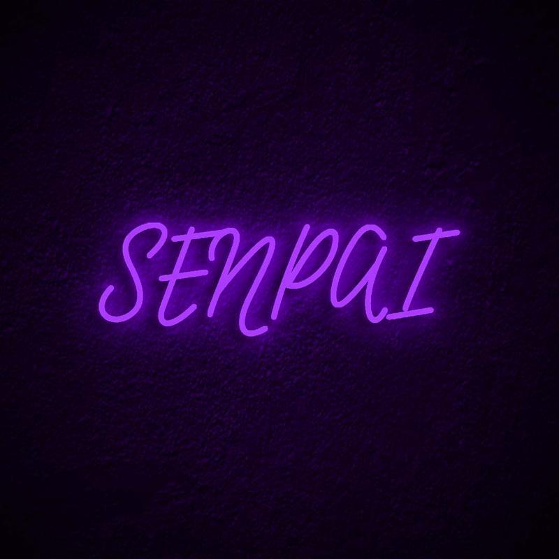"Senpai" Neon Sign