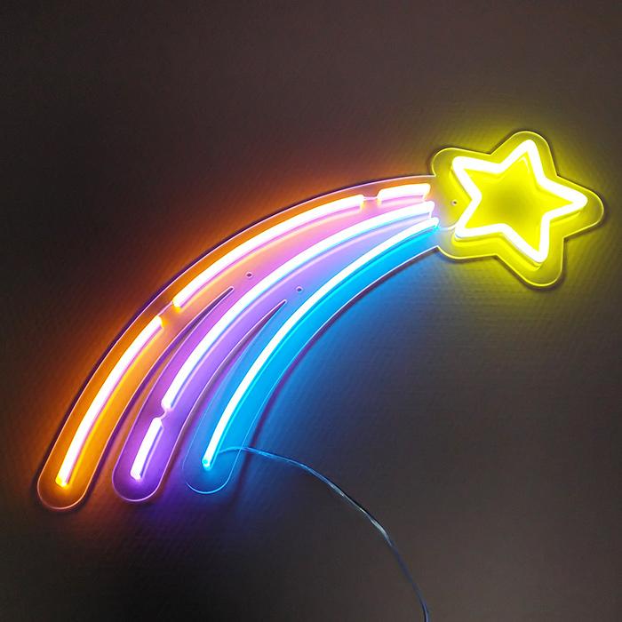 "Shooting Star" Neon Sign