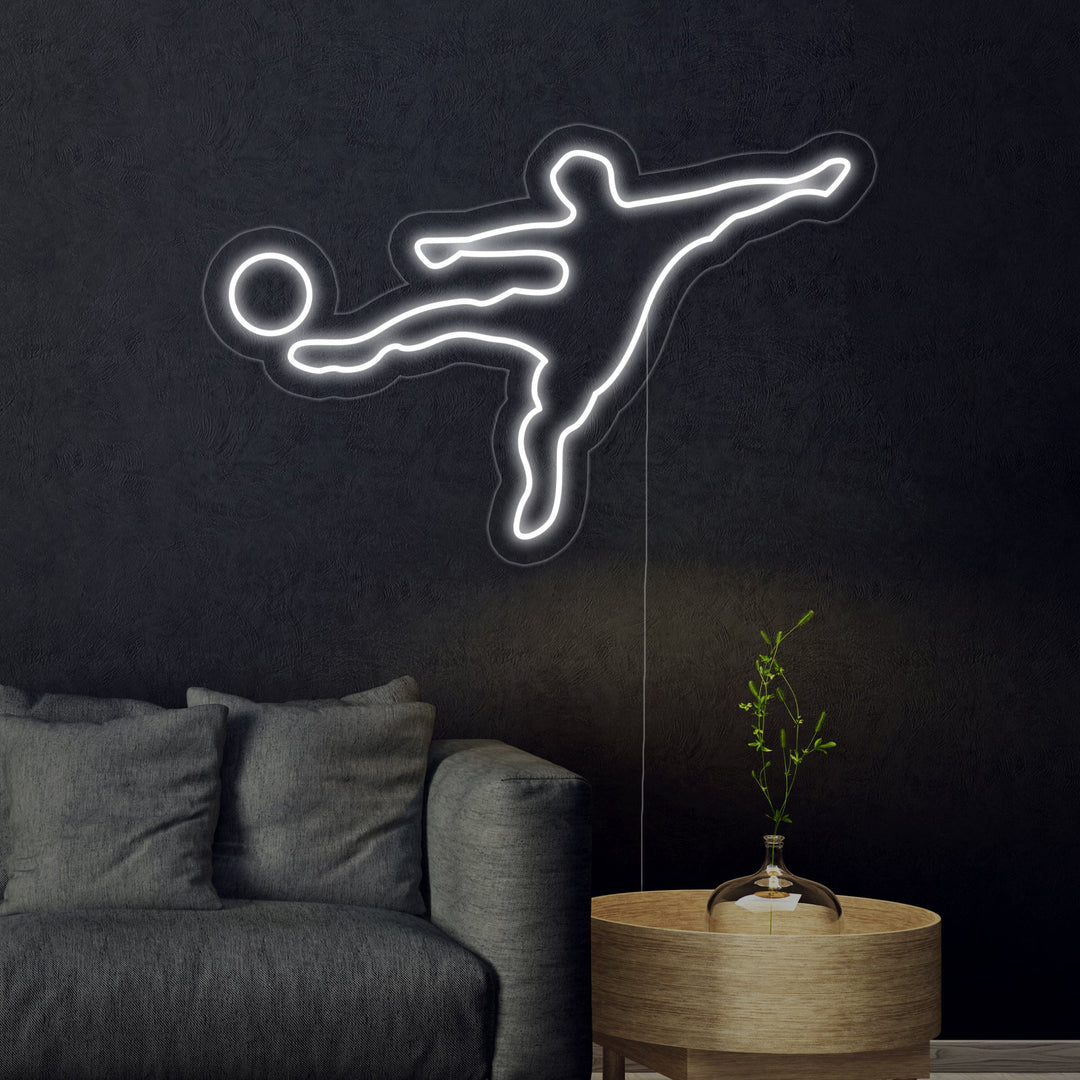 "Soccer Player" Neon Sign