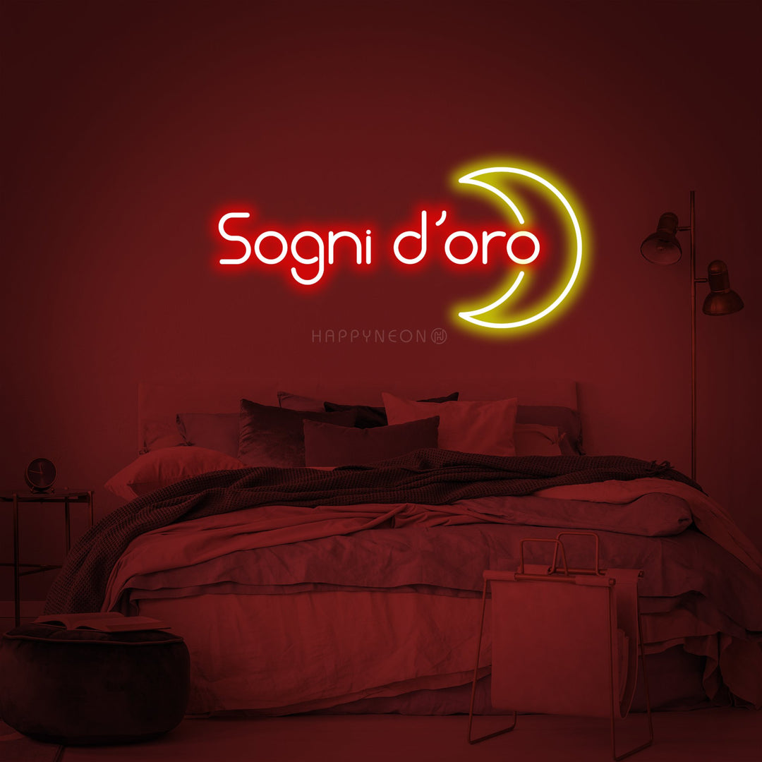"Sogni doro (Sweet Dreams)" Neon Sign