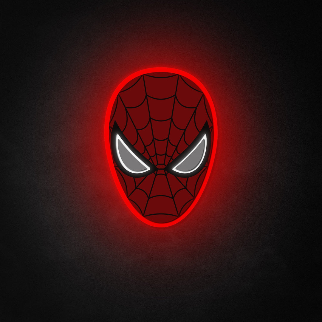 "Spider Art, Movie Character" Neon Like Sign