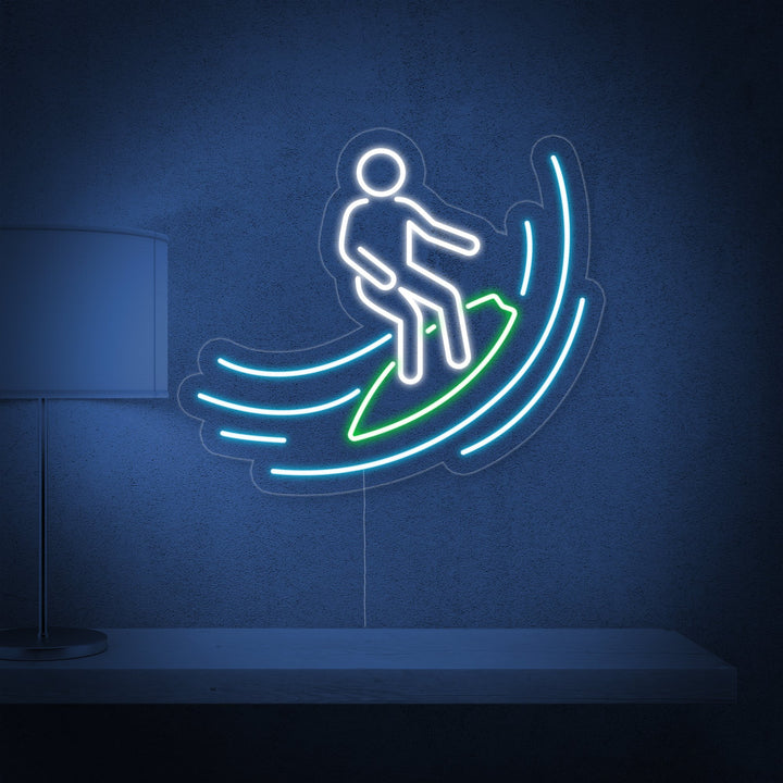 "Surfer" Neon Sign