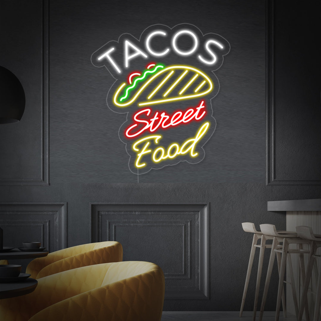 "Tacos Sweet Food" Neon Sign