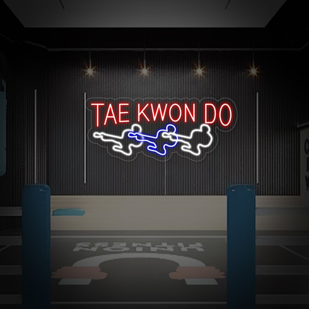 "Taekwondo Men" Neon Sign