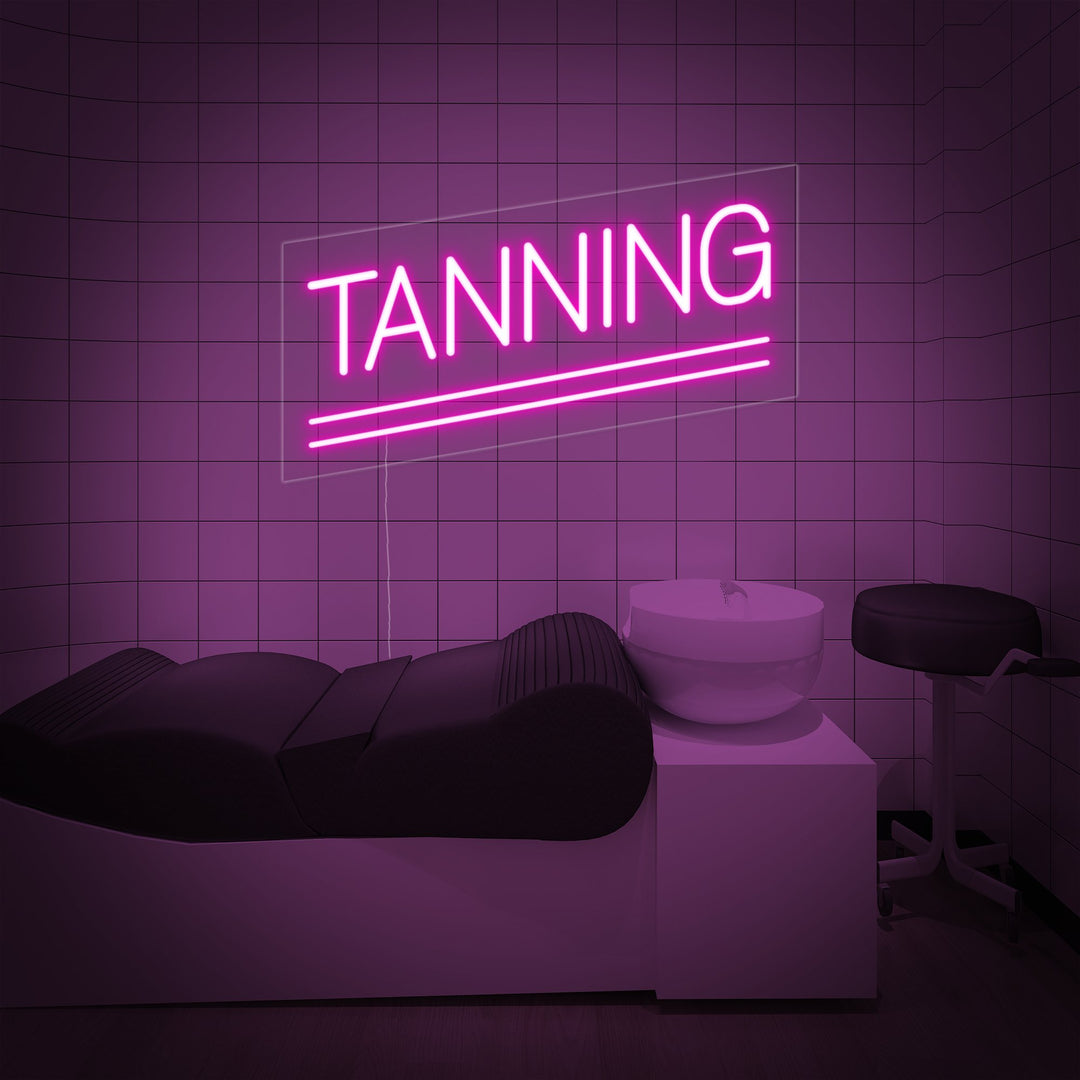 "Tanning" Neon Sign