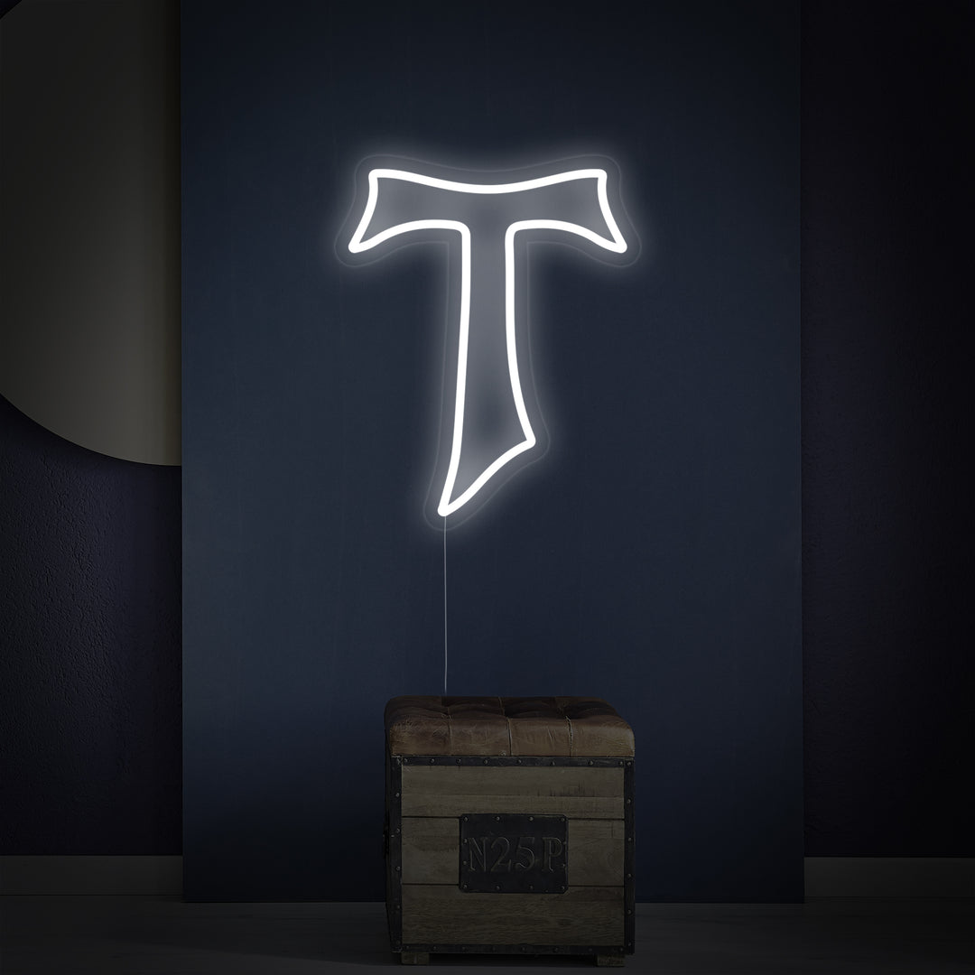 "Tau Cross" Neon Sign