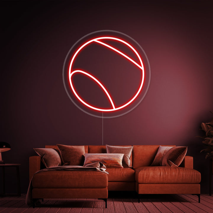 "Tennis Ball" Neon Sign