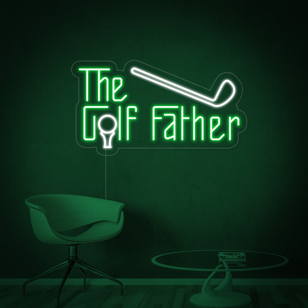 "The Golf Father" Neon Sign