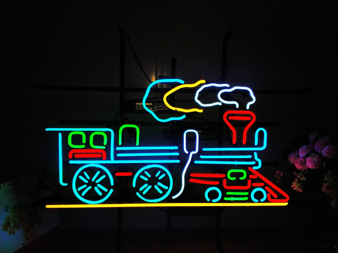 "Train" Neon Sign