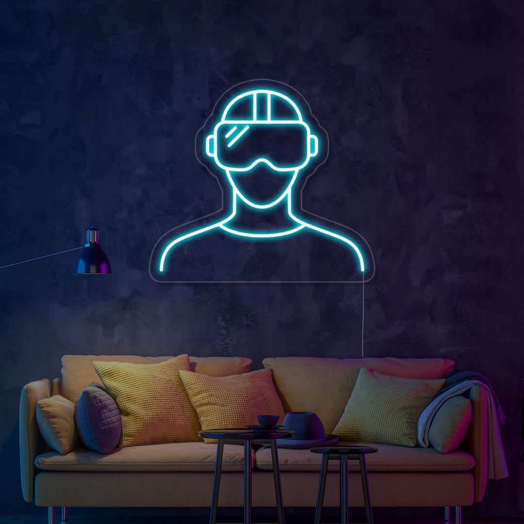 "VR Headset" Neon Sign