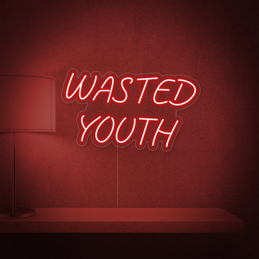 "Wasted Youth" Neon Sign