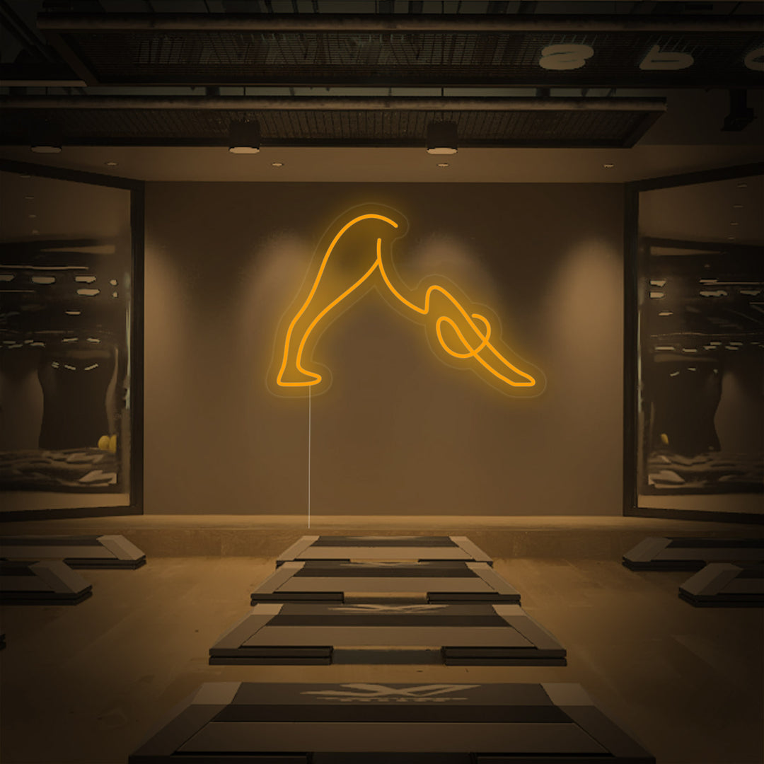"Yoga Pose" Neon Sign