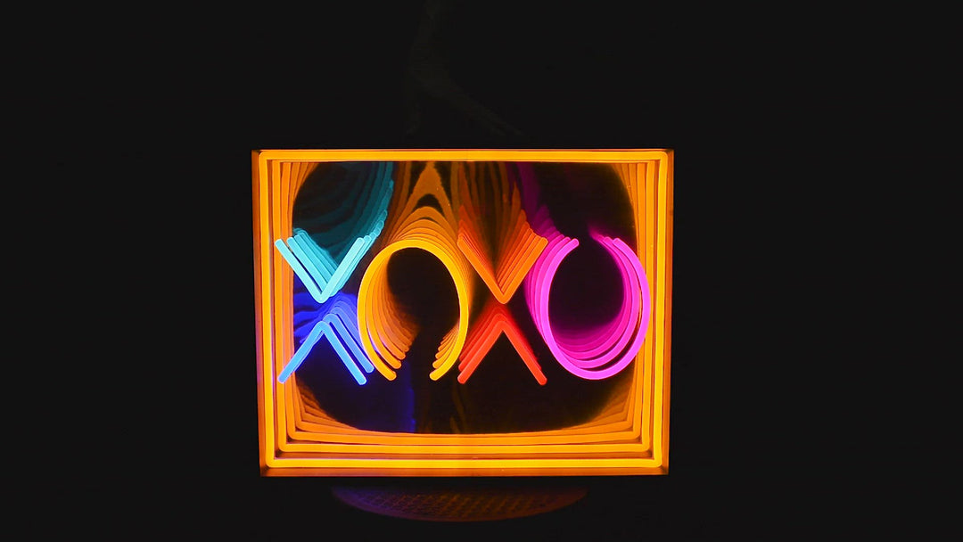 XOXO 3D Infinity LED Neon Sign