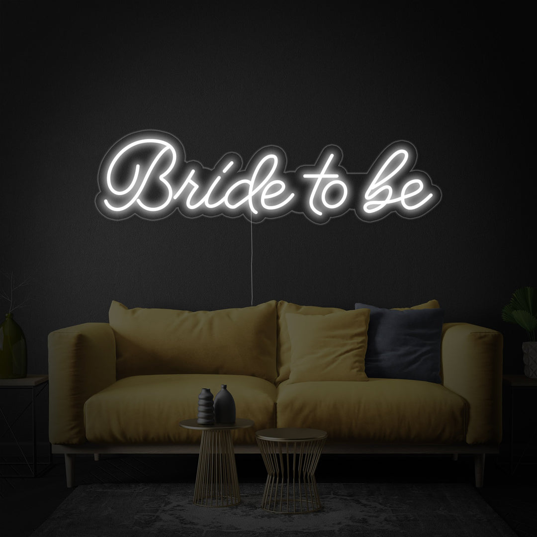 "Bride To Be" Neon Sign