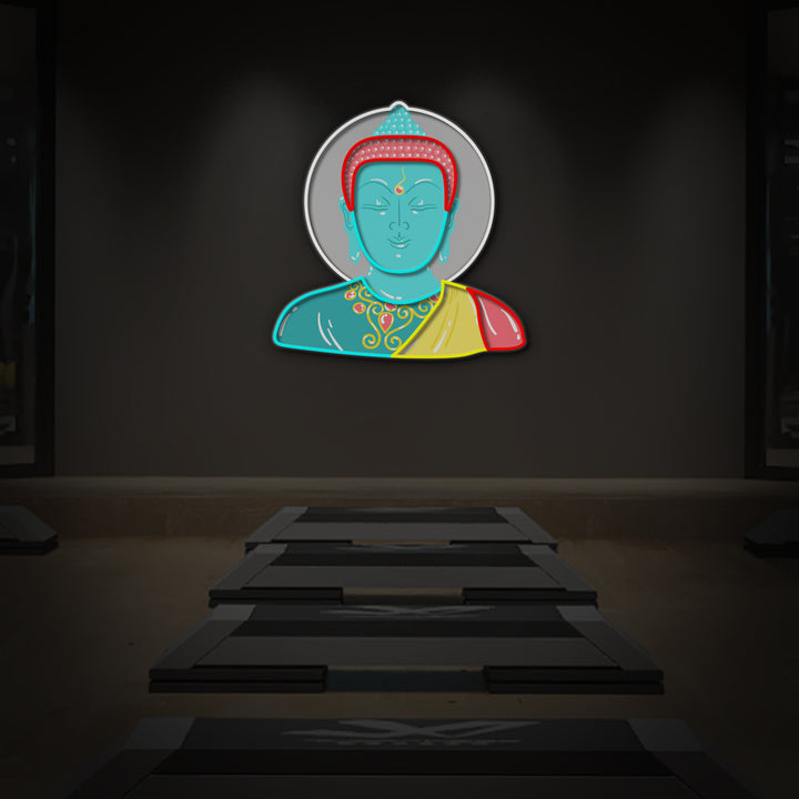 "Budha" LED Neon Sign 2.0, Luminous UV Printed