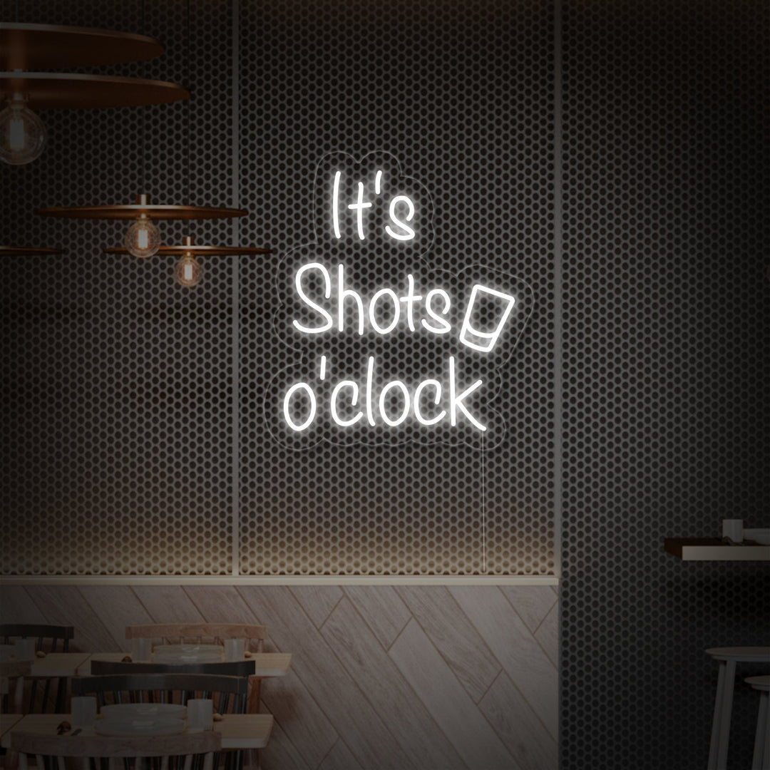 "its Shots oClock Bar" Neon Sign